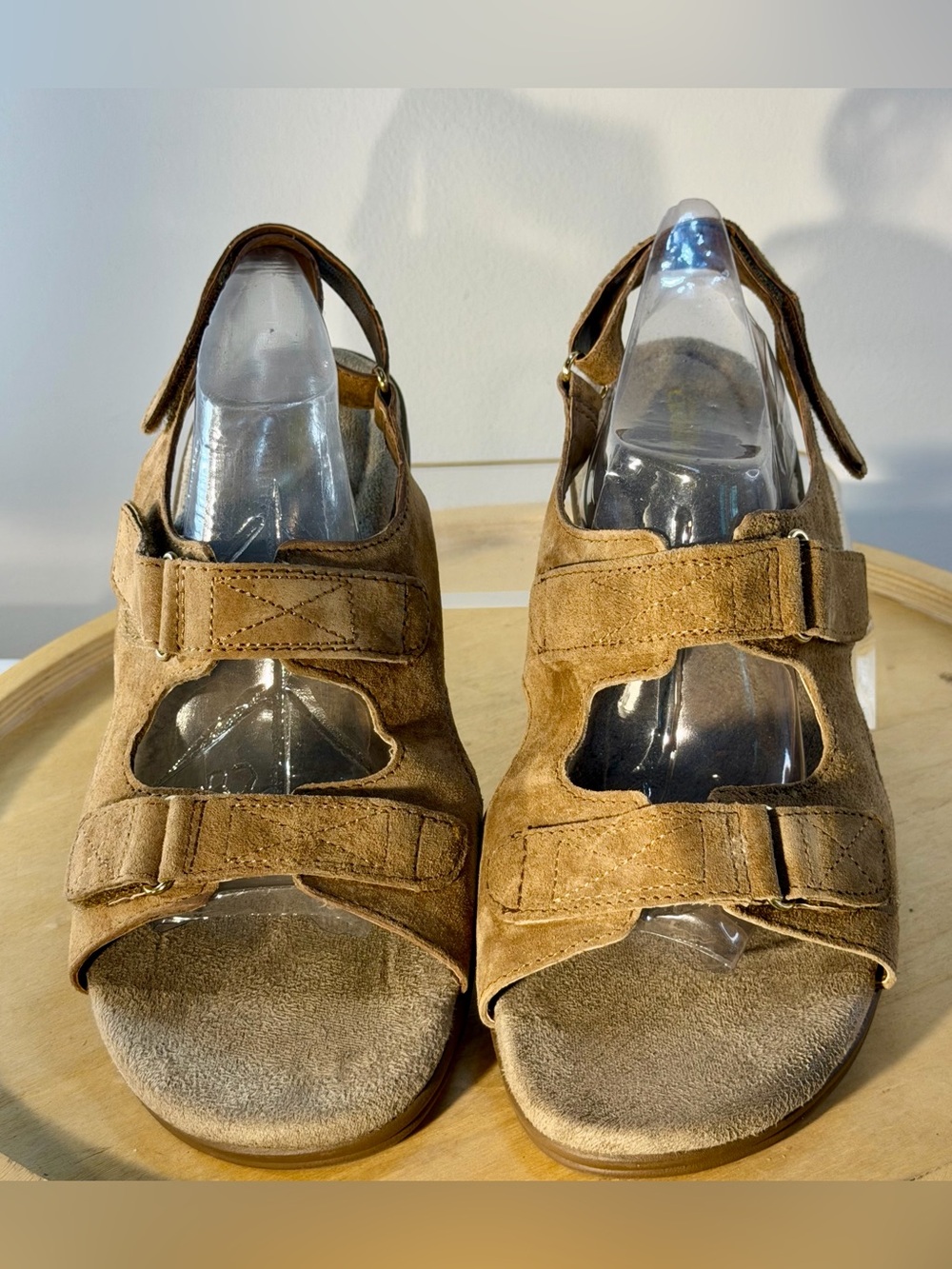 Cobbie Cuddlers Tan  Suede Comfort  Sandals